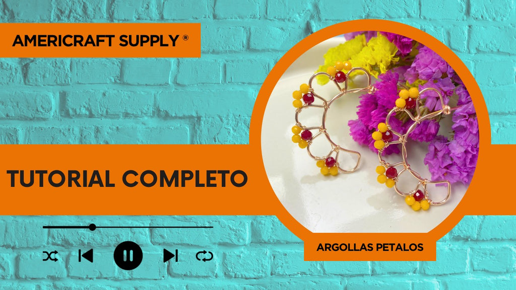 Blütenblatt-Argolla mit Alambre Americraft Supply