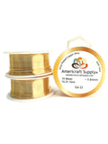 Gold Color Ga 14-16-18-20-22-24-26-28-30-32 Color similar to 18K gold. Does not tarnish. Brand Americraft Supply®