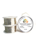 Silver Color Ga 14-16-18-20-22-24-26-28-30-32 Does not tarnish. Brand Americraft Supply®