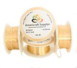 Soft Gold Color GA 14-16-18-20-22-24-26-28-30-32  Non tarnish. Brand Americraft Supply®