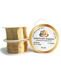 Gold Color Ga 14-16-18-20-22-24-26-28-30-32 Color similar to 18K gold. Does not tarnish. Brand Americraft Supply®