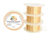 Soft Gold Color GA 14-16-18-20-22-24-26-28-30-32  Non tarnish. Brand Americraft Supply®