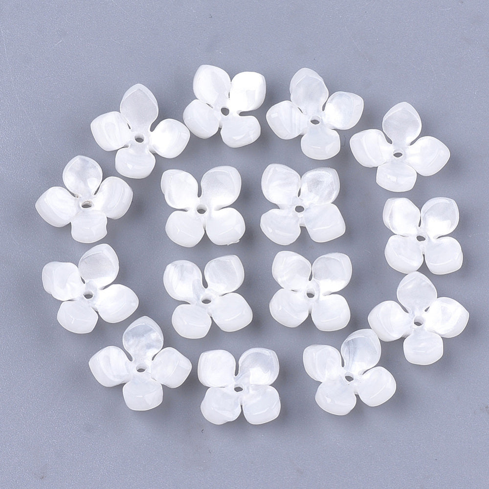 High quality original resin flowers with 4 petals