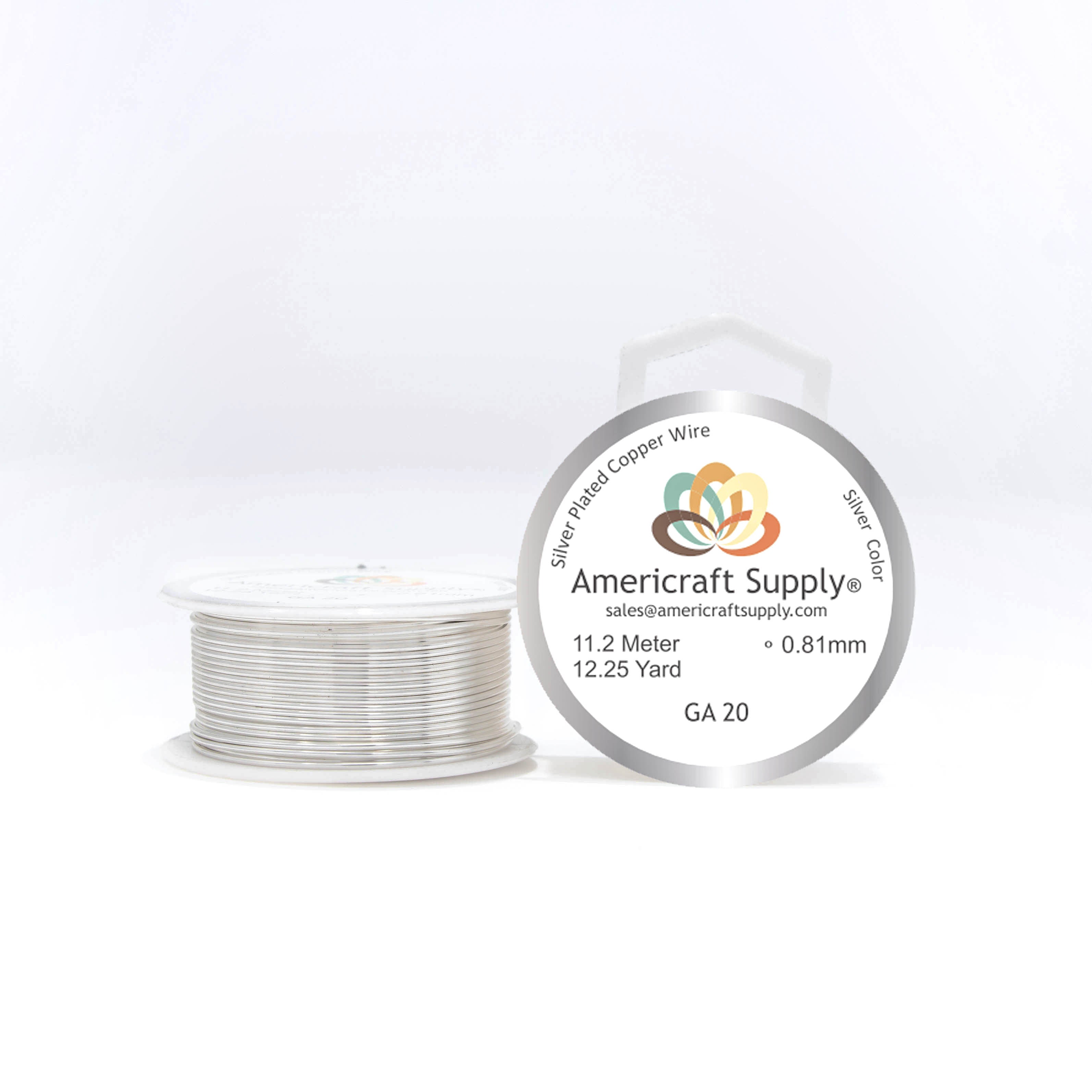 Silver Color GA 20 By meters. Brand Americraft Supply