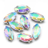 Strass: 14,5 x 4 x 4 mm, Loch: 0,8 ~ 1 mm