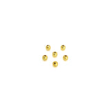 Golden Indian Smooth Ball 6mm-8mm-10mm