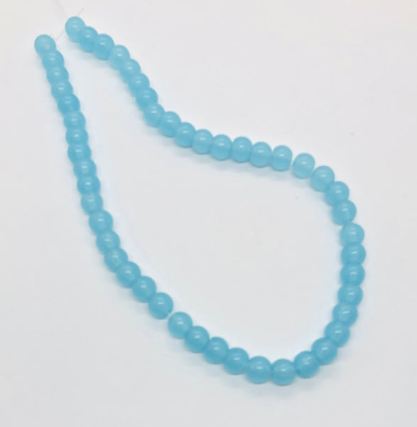 Pressed Glass Turquoise Strips