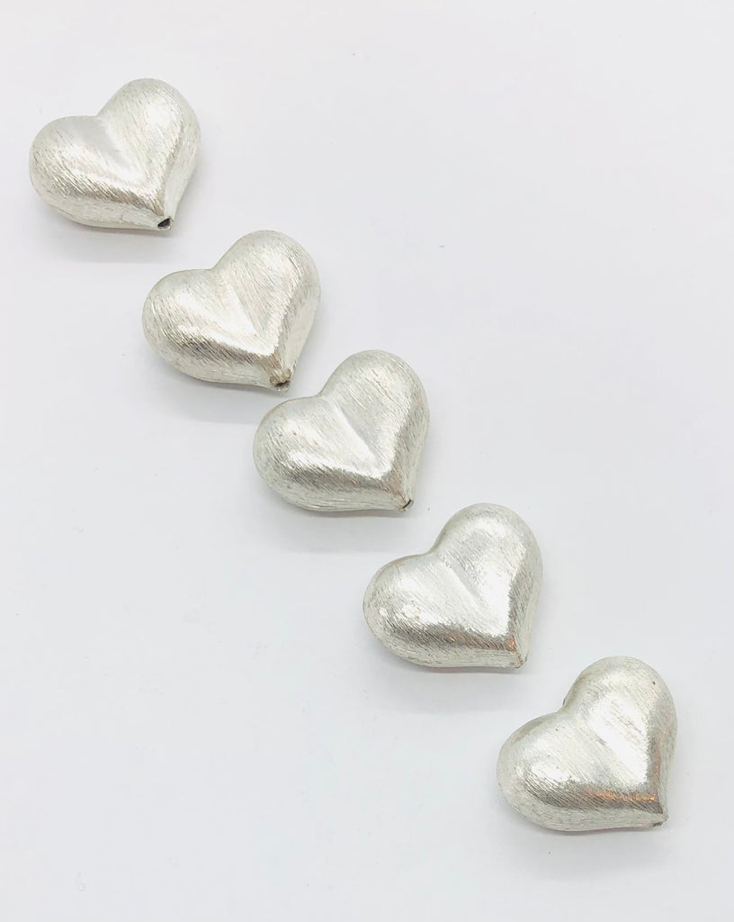 Diamante de corazón de amor indio de plata