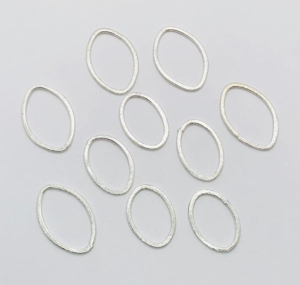 Silver Indian Oval Rings Diamond