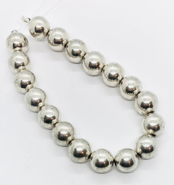 Silberne Indische Perle 11,5mm-13,5mm