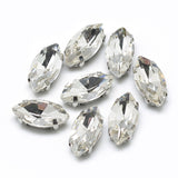 Rhinestone: 14.5x4x4mm, Hole: 0.8~1mm